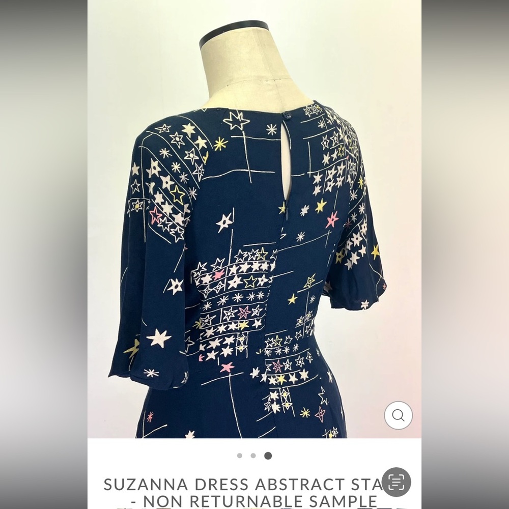EMILY AND FIN | Suzanna Dress Abstract Stars [Sample Sale Item!] - Picture 3 of 8